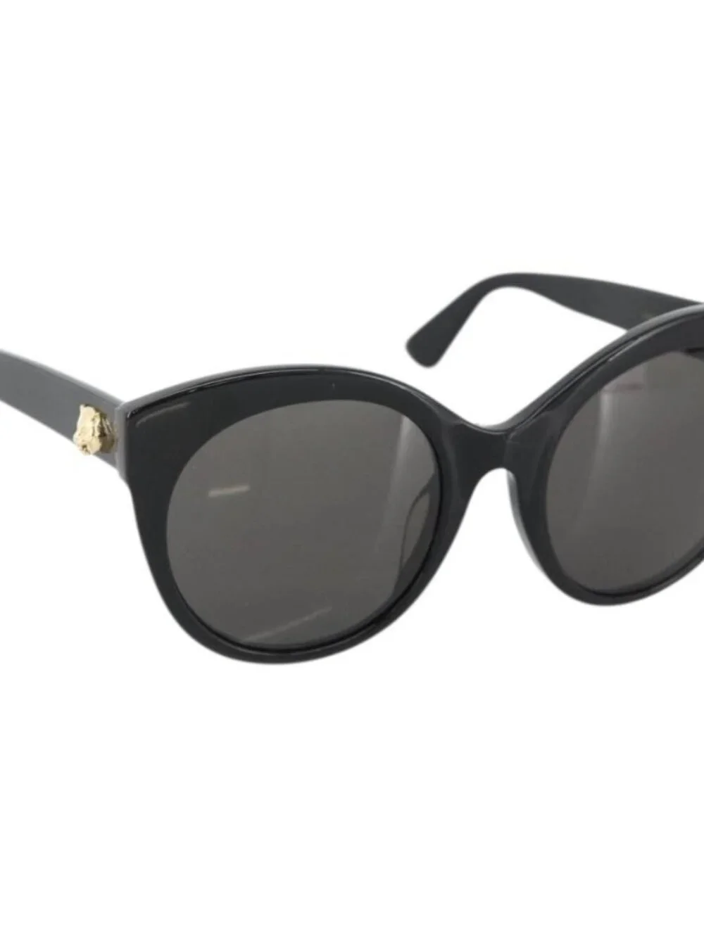 GUCCI Sunglasses plastic Black Auth bs34418